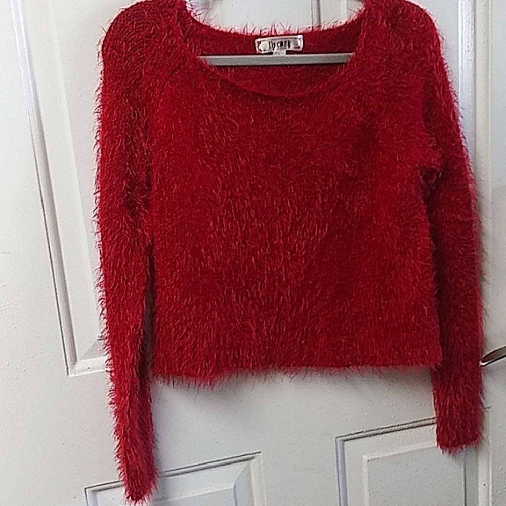 Woman's Sweater Decree Red size Large